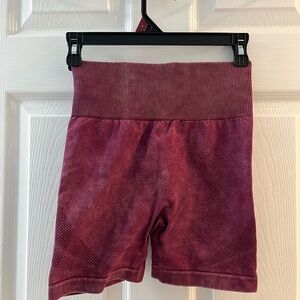 Women's Burgundy Shorts